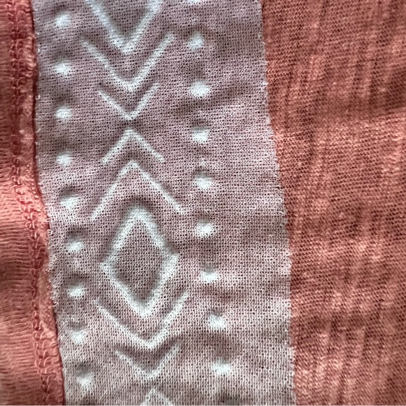 Lucky Brand Girls Large Peach Sundress with beige/white detailing - Picture 7 of 8